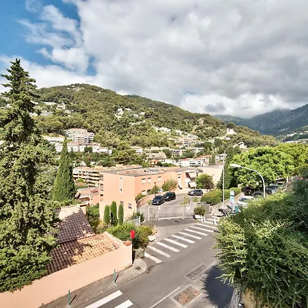 Lejlighed 2 Pieces Lumineux Avec Vaste Terrasse Et Vue Degagee Sur Les Collines Menton